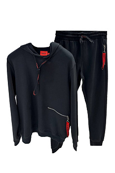 Костюм спортивный Hugo Boss Tracksuit ST-5006 Dark Blue / Red