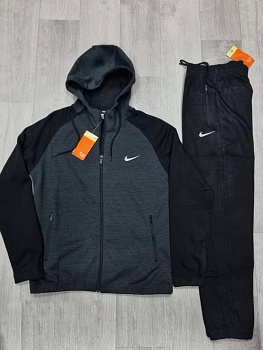 Костюм утепленный Nike 7615007430 Fleece Dark Gray / Black
