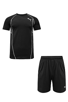 Костюм для тренировок 2 в 1 Puma Sport 408A210105 Black / Gray