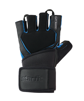 Перчатки для фитнеса Starfit WG-201, черный / синий