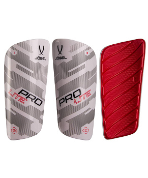Щитки футбольные Jögel Prolite White / Red