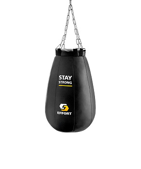 Груша боксерская Effort E523, к/з, 16 кг, черный