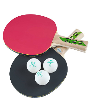 Набор для настольного тенниса Donic-Schildkröt Fetzner 400 FSC Set (2 ракетки + 3 мяча)