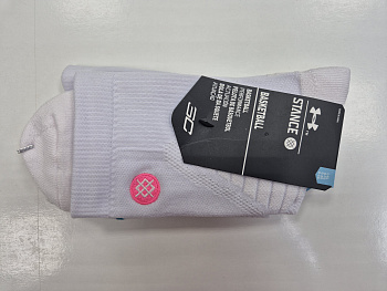 Носки спортивные UArmour X Basketball 50228A19 White / Pink