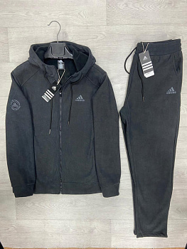 Костюм утепленный Adidas Performance Athletics Corduroy Fleece Noir