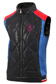 Жилет утепленный Danger 1207 Dark Blue / Red