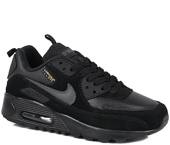 Кроссовки Nike Air Max 90 Surplus Leather U All Black