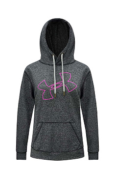 Худи Under Amour WMN 40120B775 Dark Gray / Pink