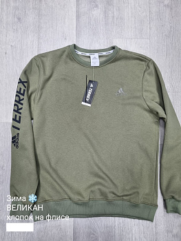 Свитшот утепленный Adidas Terrex 8412G582 GT All Khaki
