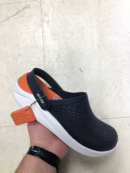 Сабо Crocs LiteRide Clog U Dark Blue / Orange