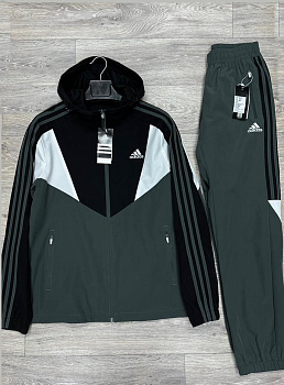 Костюм спортивный Adidas Originals 409H396A Gray / Black / White