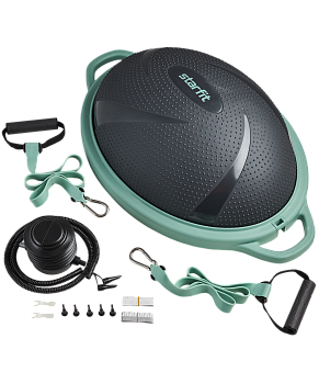 Полусфера "BOSU" STARFIT GB-503 с эспандерами,серый