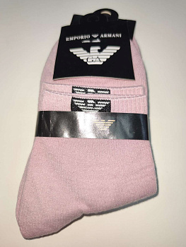 Носки спортивные Armani 8204B0462 US Light Lilac (светло-сиреневые)