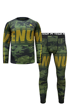 Костюм для тренировок Venum Tactical Forest Green / Yellow