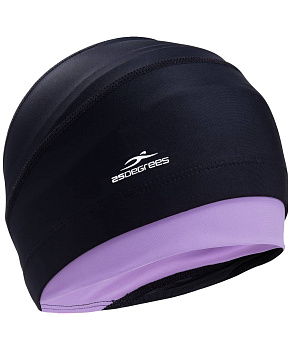 Шапочка для плавания 25DEGREES Duplo Black / Lilac 25D22021A, полиамид, для длинных волос