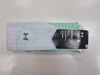 Носки спортивные UArmour X Basketball High 50228AH190 Mint / White