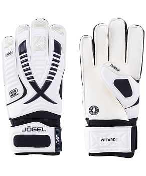 Перчатки вратарские Jogel ONE Wizard CL3 Flat White / Black