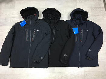 Куртка утепленная Columbia Windstopper 41009A601 Dark Gray / Red