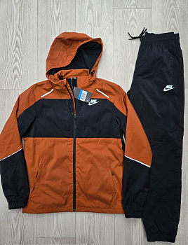 Костюм утепленный Nike Air Max 510A007813 Fleece Dark Orange / Black