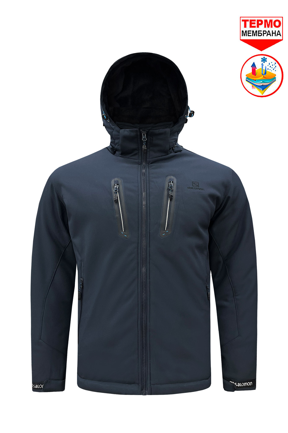 Куртка утепленная Salomon Windstopper 8752A303 D Blue / Blue