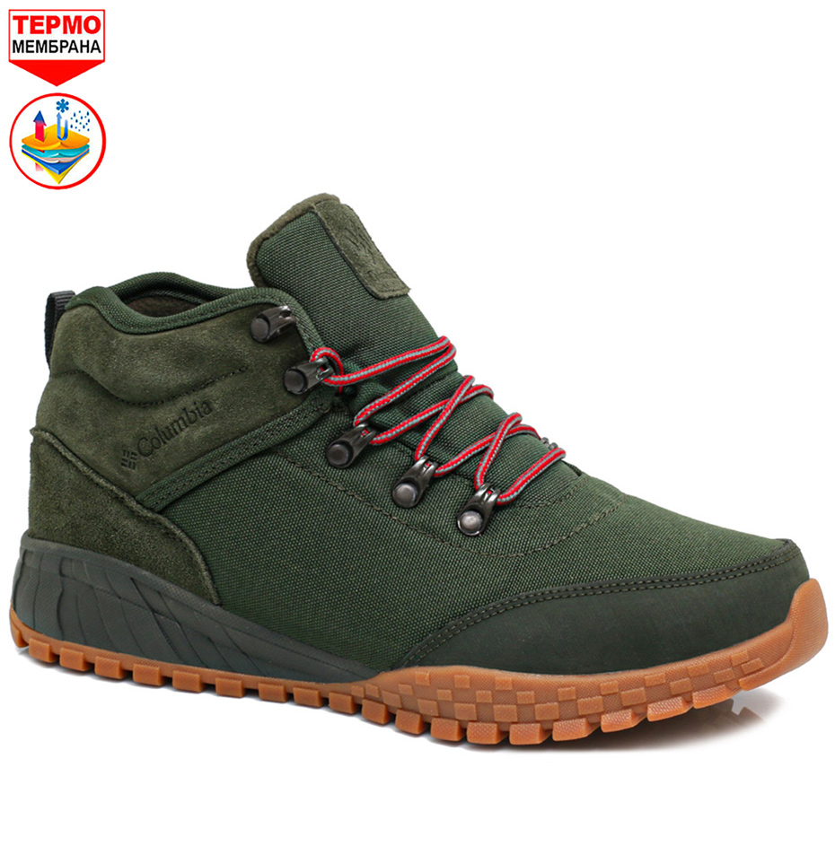 Кроссовки Columbia Fairbanks Omni-Heat Mid Green / Red