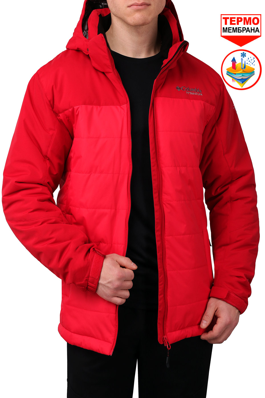 Куртка утепленная Columbia Titan Pass Omni Heat Red