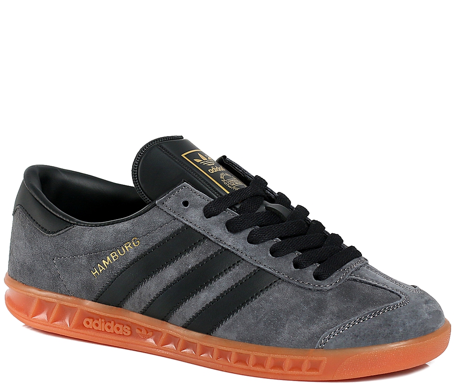 Кроссовки Adidas Hamburg D Grey / Black / Orange