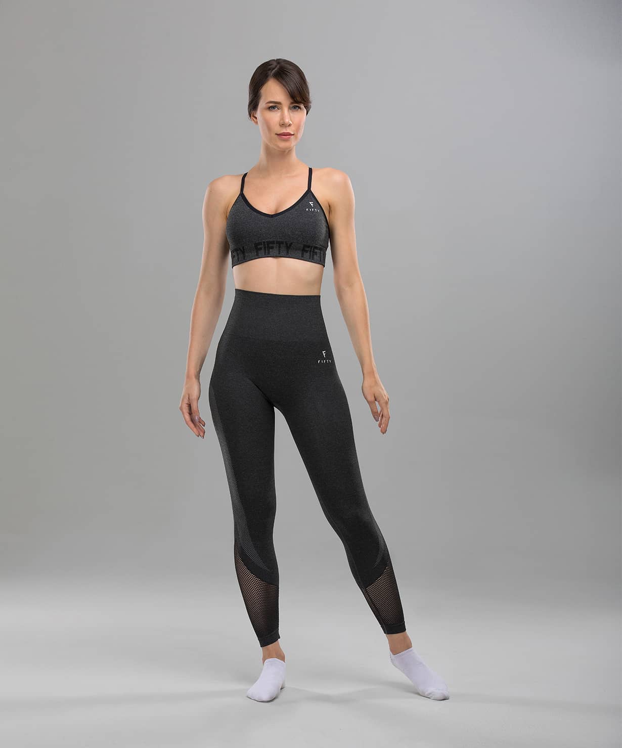 Спортивный бра-топ FIFTY Tune Up FA-WB-0106 Dark Gray