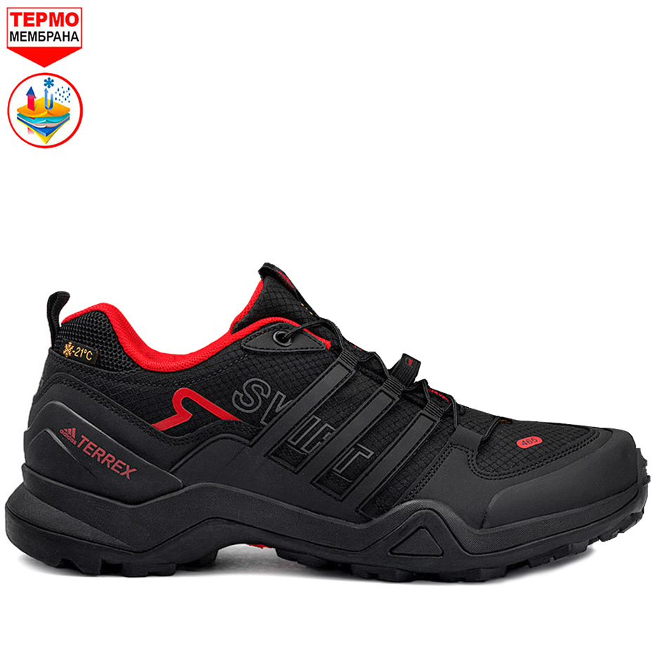 Кроссовки Adidas Terrex Swift Low Gore-Tex Black / Red