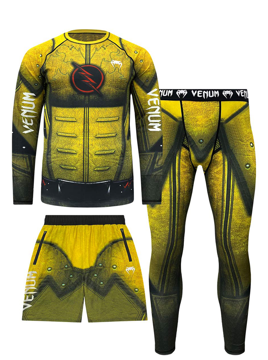 Костюм для тренировок 3 в 1 Venum Lightning Pover Yellow / Black