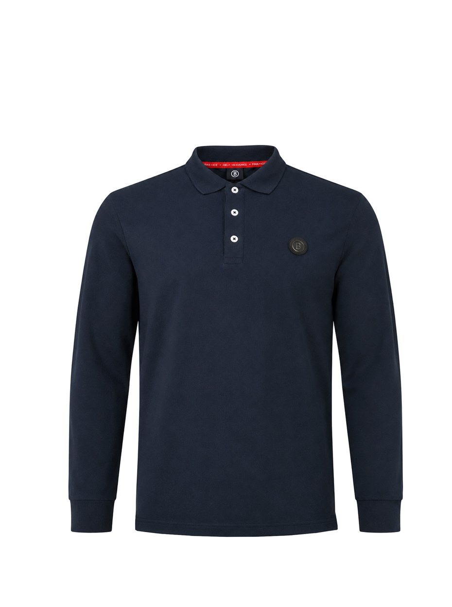 Поло Bogner Fire + Ice 94918P21650 Dark Blue
