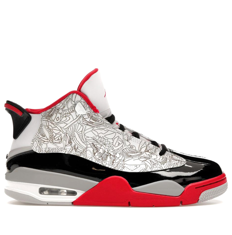 Кроссовки Nike Air Jordan 4 Retro Black / White / Red