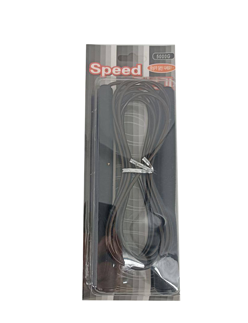 Скакалка 5000G Speed 51K/25 силикон, 3,2м, чёрный