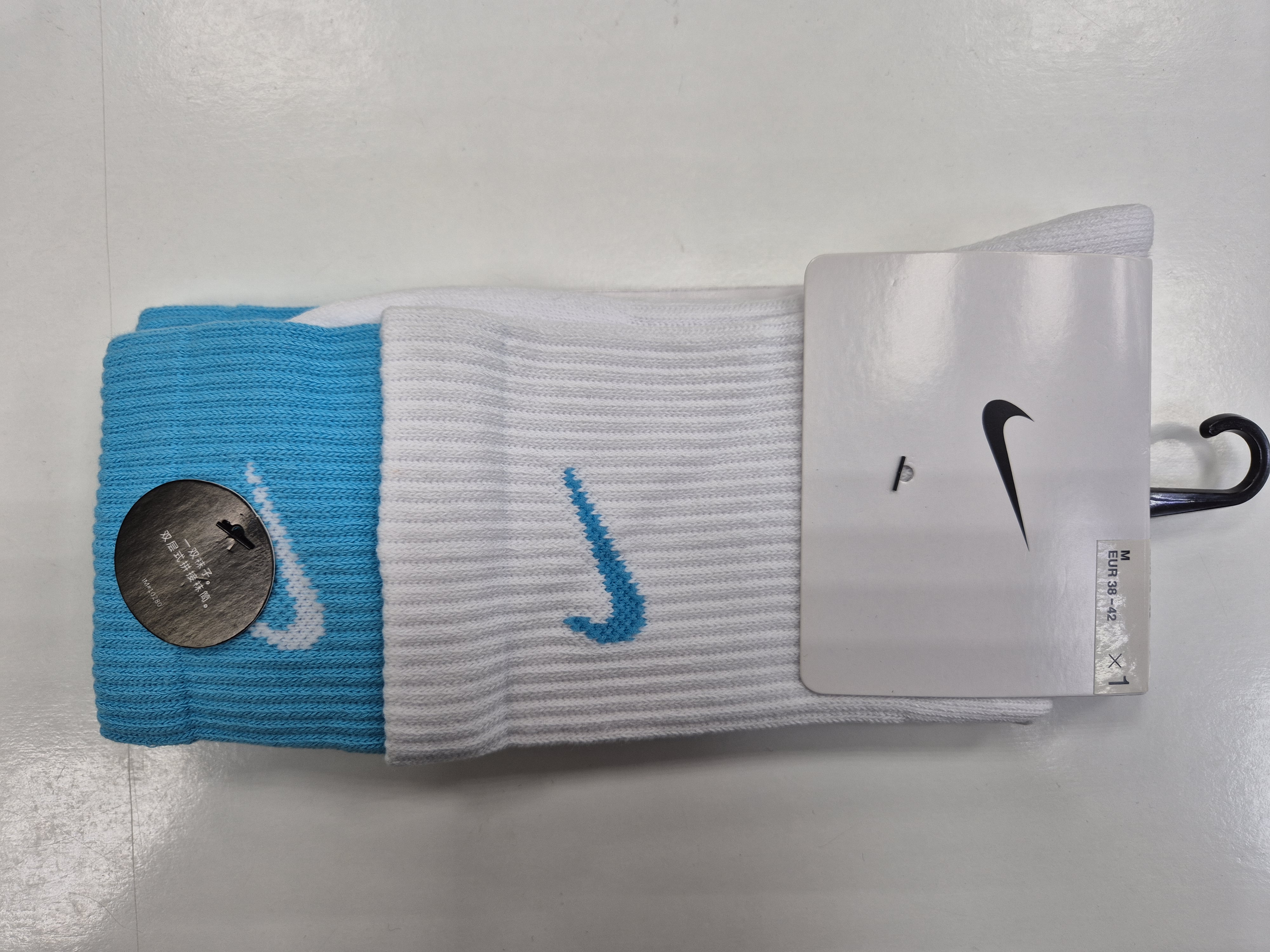 Носки спортивные Nike Dri-Fit 503DD2795 U White / Blue