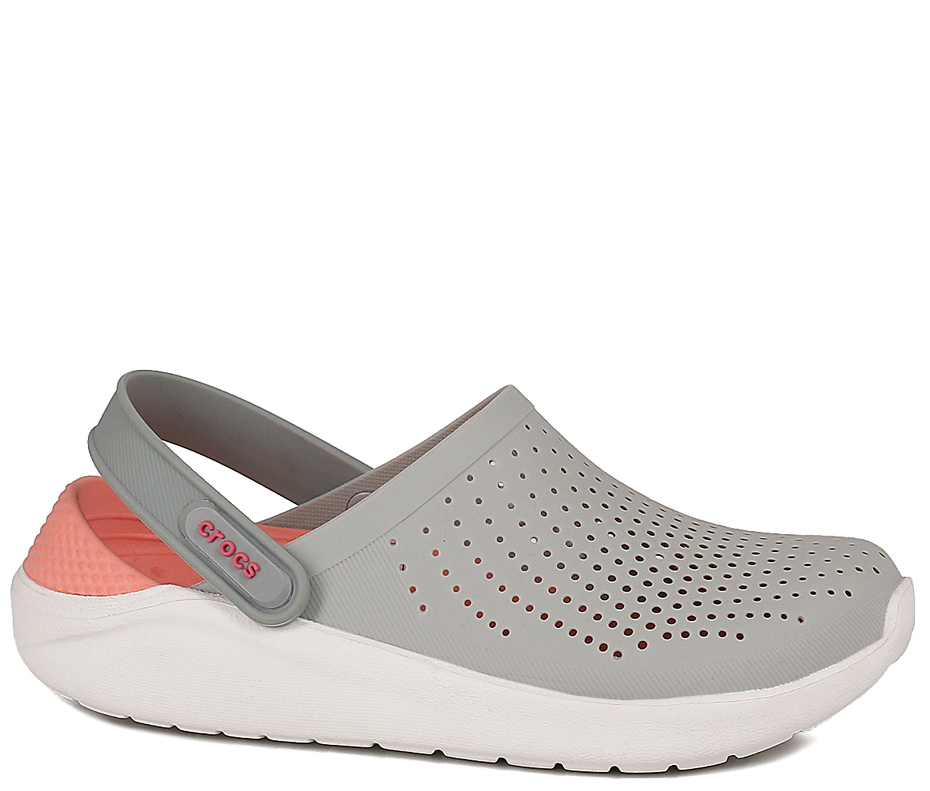 Сабо Crocs LiteRide Clog U Gray / Coral / Beige