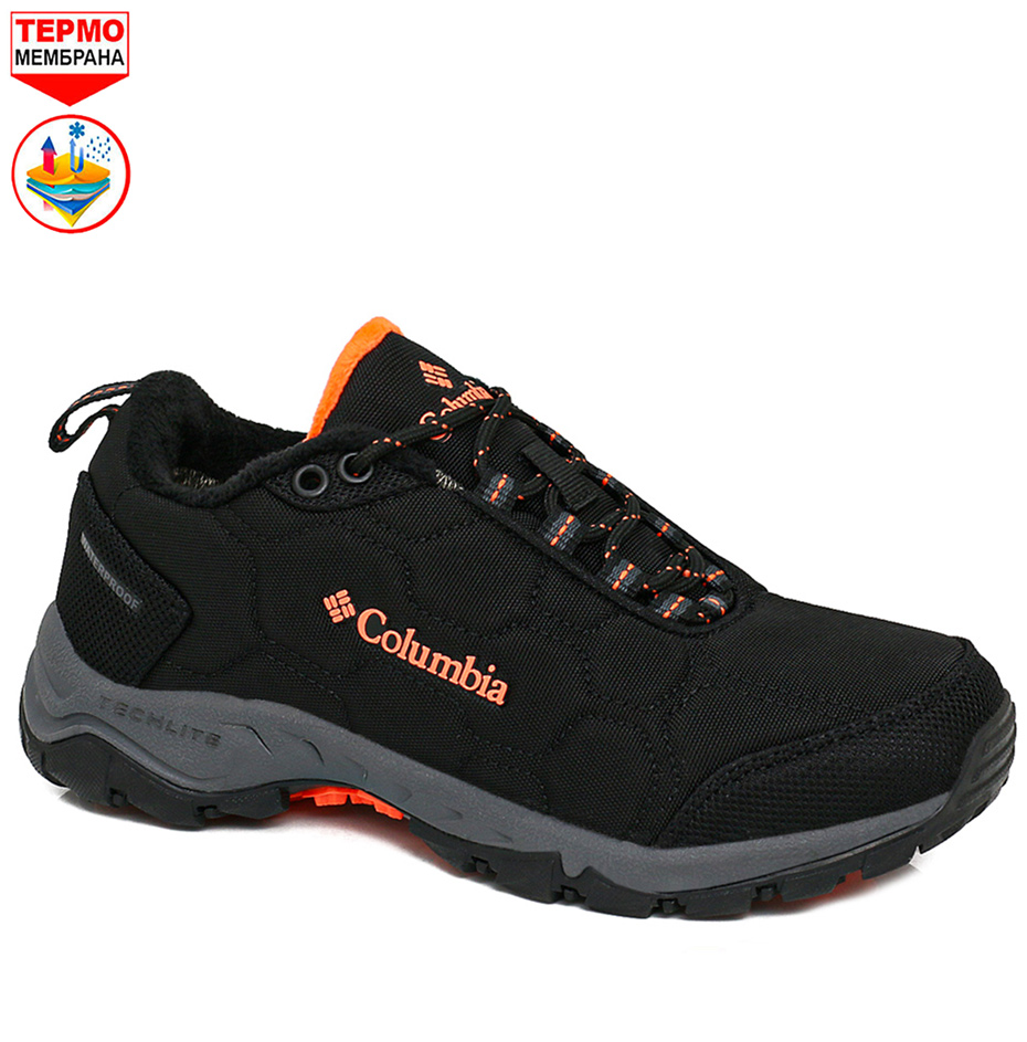 Кроссовки Columbia Firecamp II Waterproof U Black / Orange