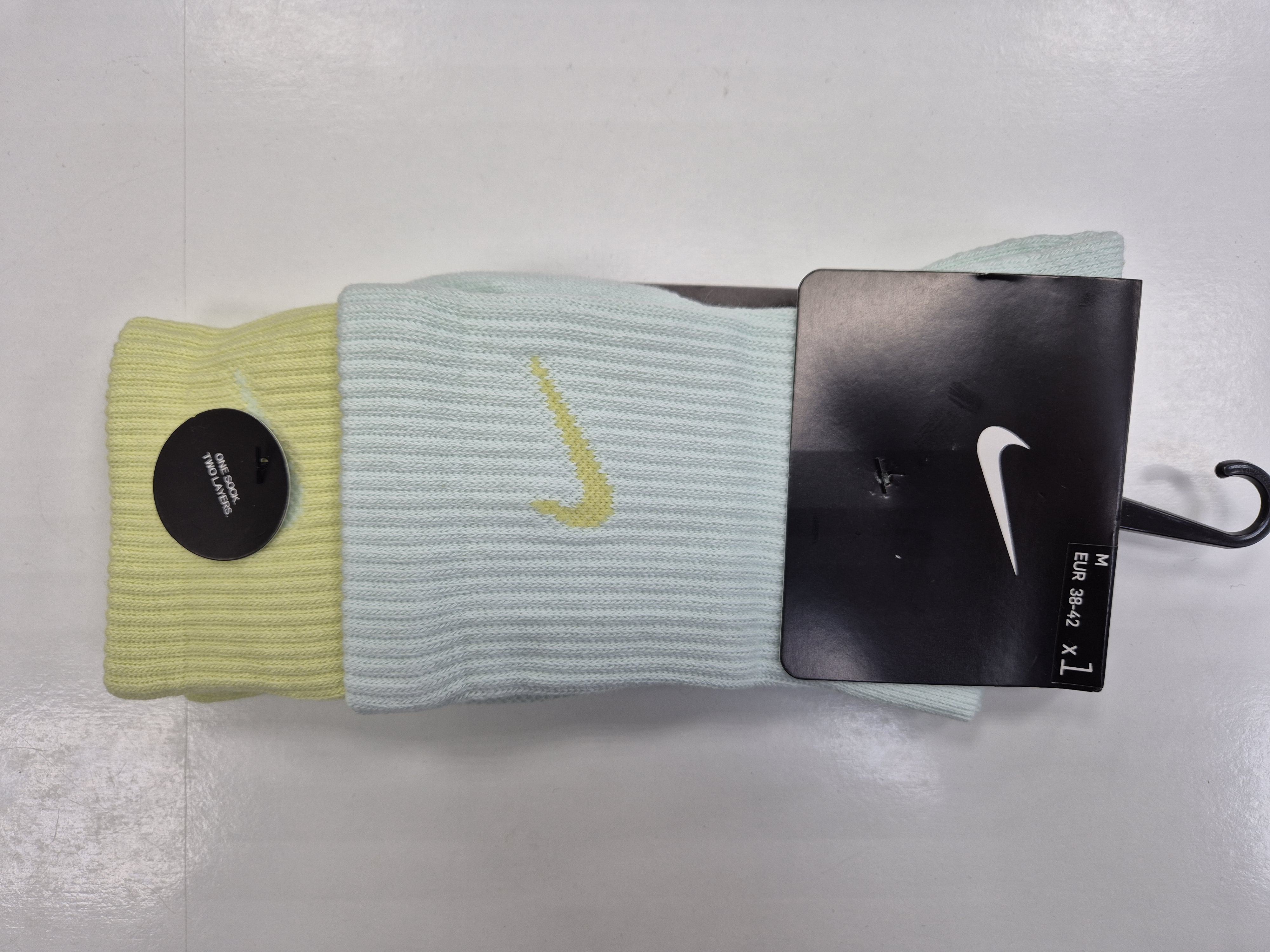 Носки спортивные Nike Dri-Fit 503DD2795 U Mint / Lime