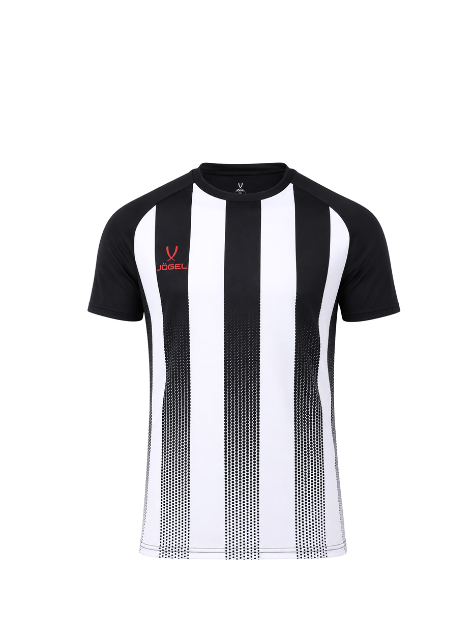 Футболка игровая Jögel Camp Striped Jersey Black / White