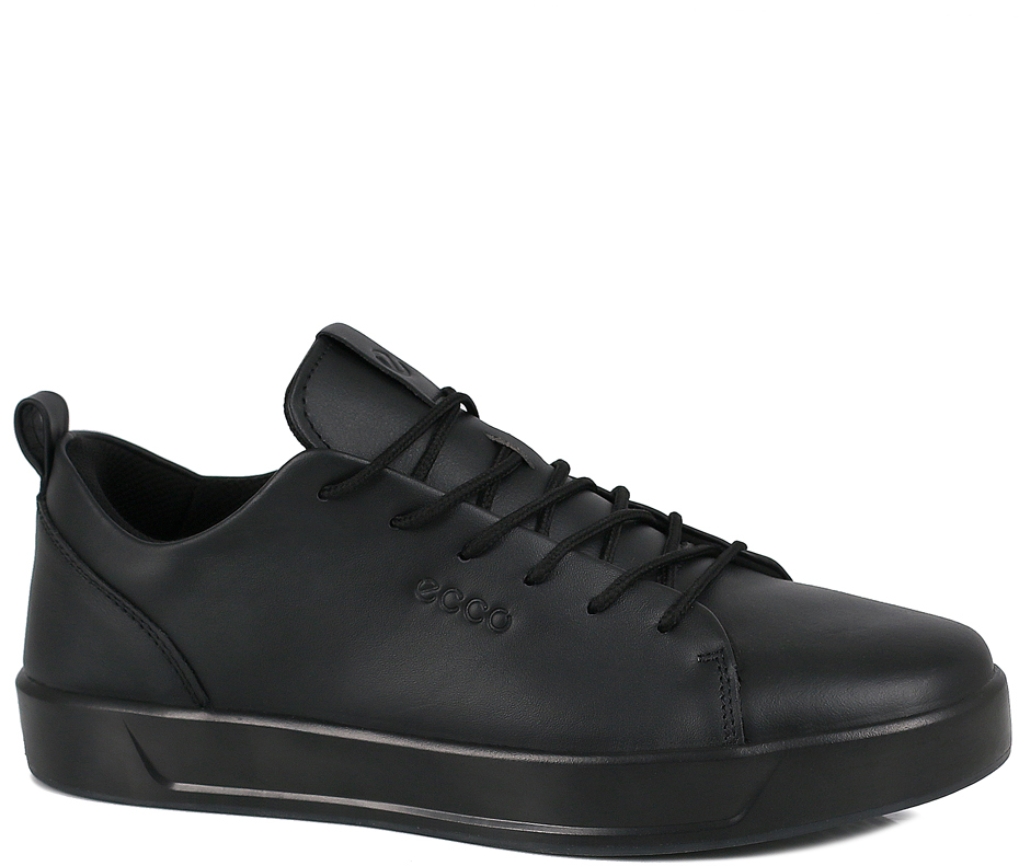 Кроссовки Ecco 837514 Leather All Black