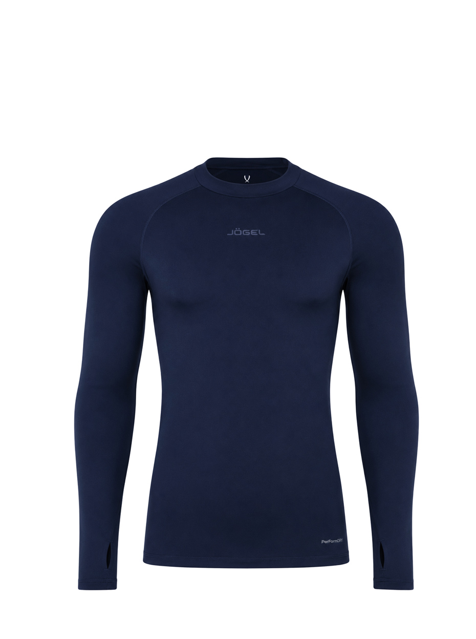 Джемпер компрессионный утепленный Jögel PerFormDRY Baselayer Warm Top Dark Blue