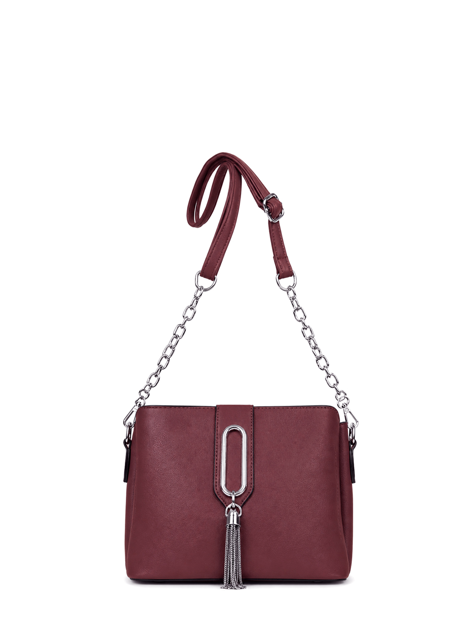 Сумка Liu Jo Tote 99054GT789 Chain Leather Dark Pink