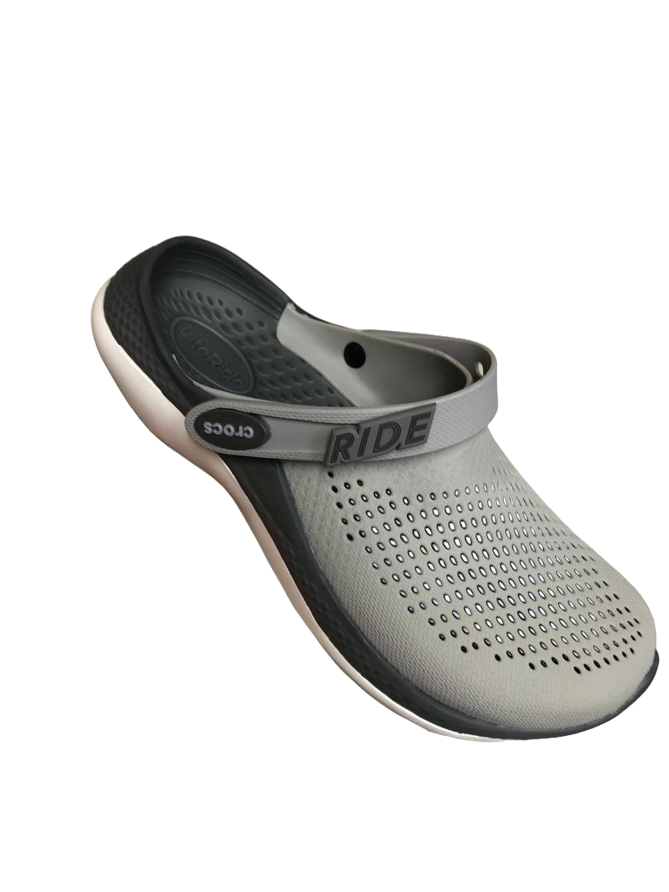 Сабо Crocs LiteRide 360 Clog Grey / Dark Grey / White