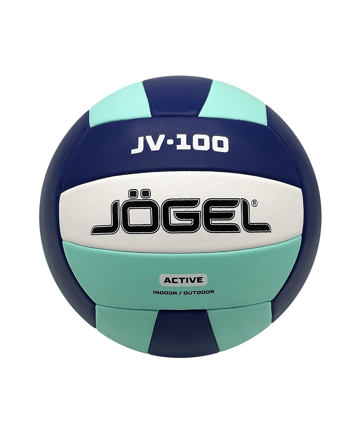 Мяч волейбольный любительский Jögel JV-100 синий/мятный