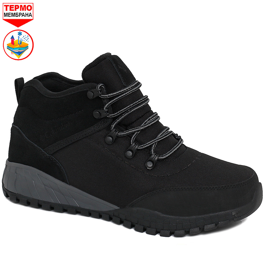 Кроссовки Columbia Fairbanks Omni-Heat Mid Black / Dark Grey