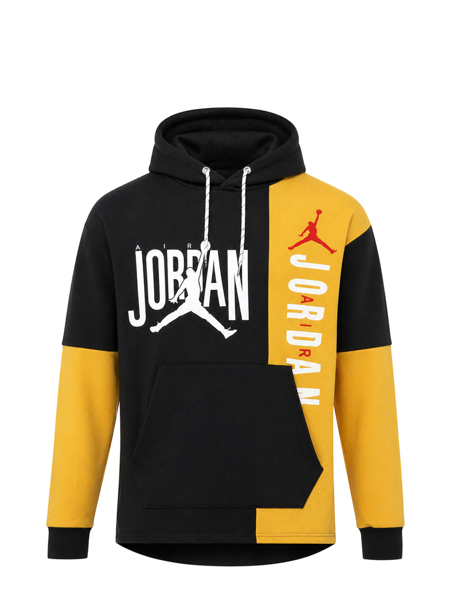 Худи Nike Air Jordan AJ4 Graphic Black / Yellow / White