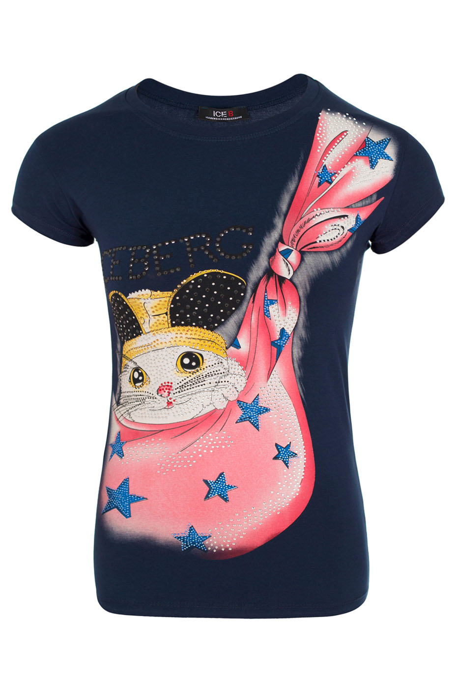 Футболка Iceberg 1363 Kitty Dark Blue