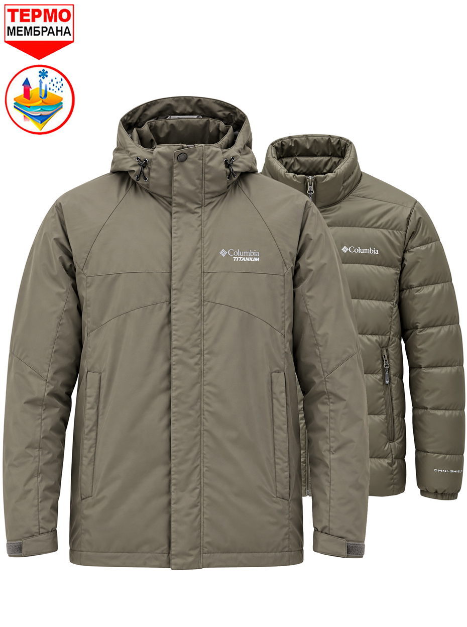 Куртка утепленная 2 в 1 Columbia 601AM25C062 Titanium D Green