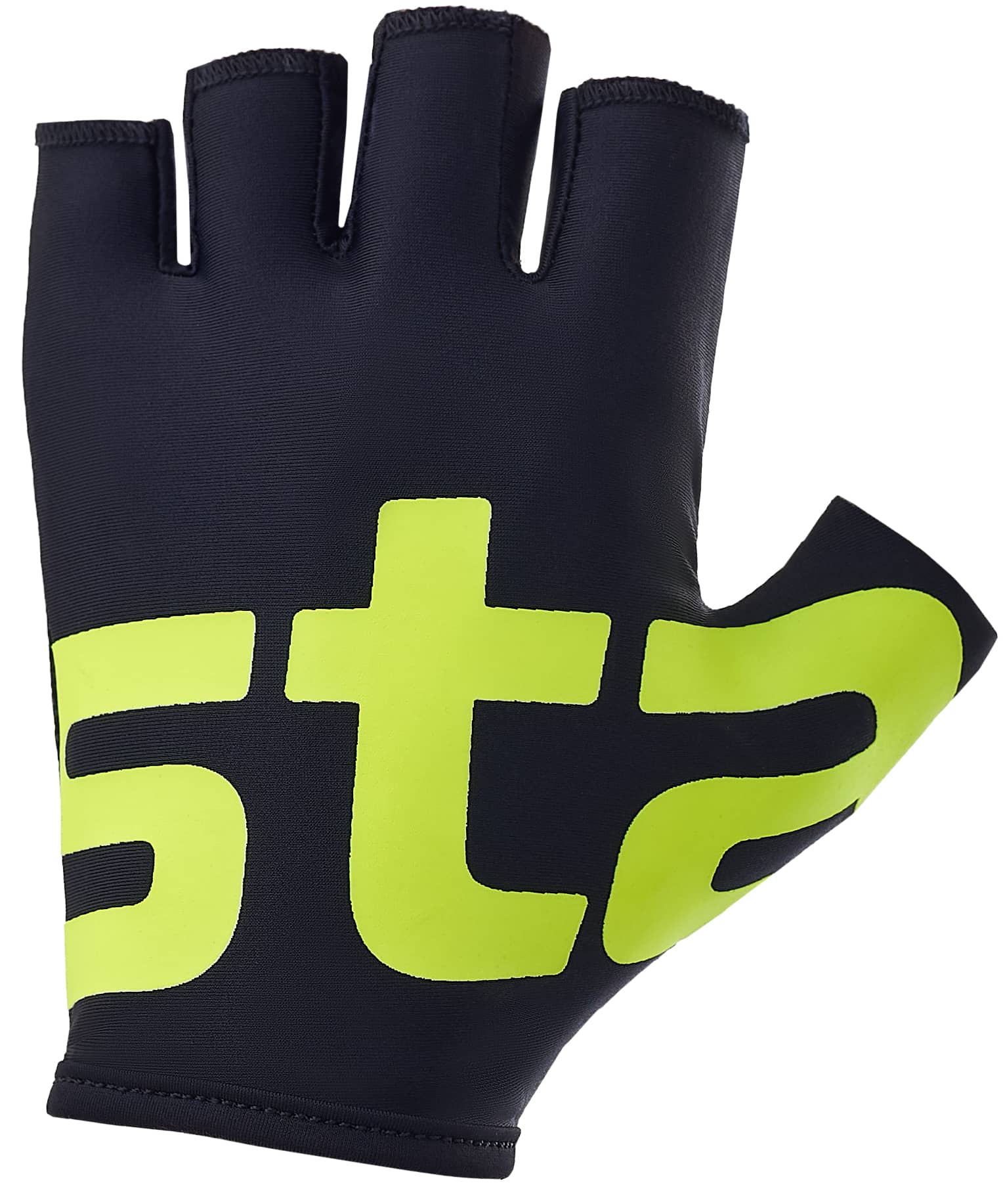 Перчатки для фитнеса Starfit WG-102, черный / ярко-зеленый