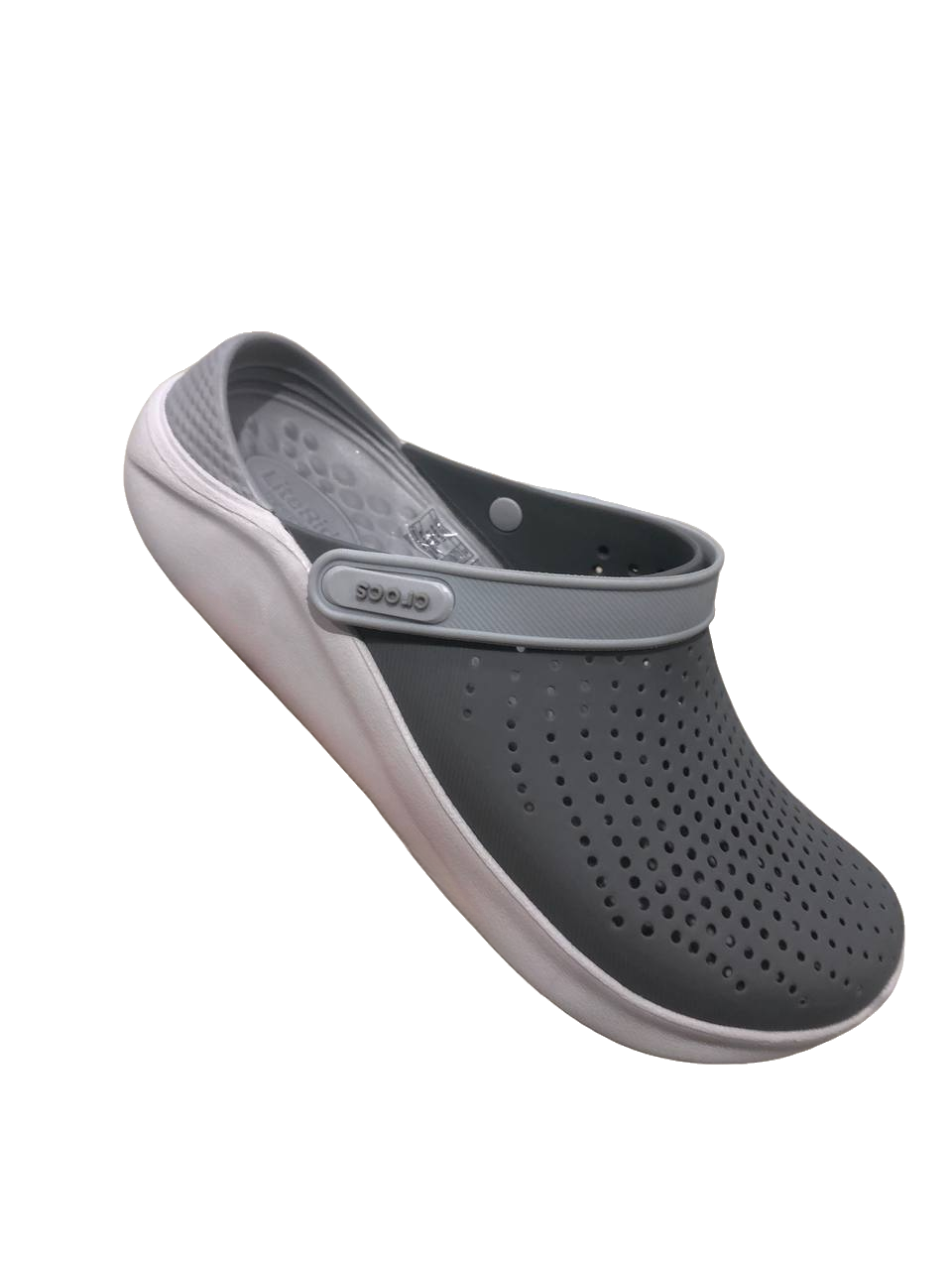 Сабо Crocs LiteRide Clog Dark Gray / Gray