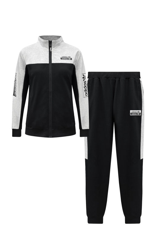 Спортивный костюм Adidas 40424S8170 Melange Light Grey / Black